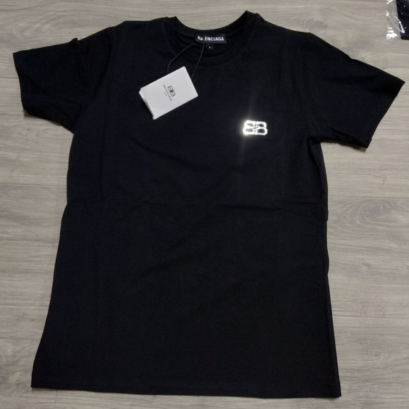 Balenciaga Casual Black T-Shirt